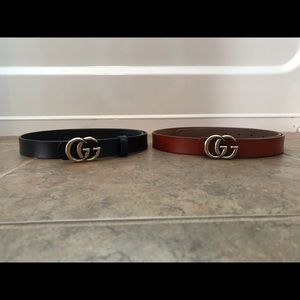 2 Look Alike Gucci Belts